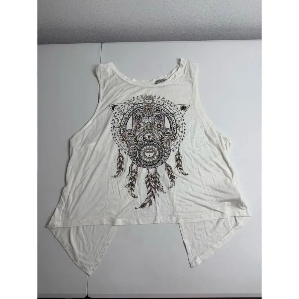 Charlotte Russe Women’s Boho Dream Catcher Gypsy Festival Open Back Hippie Sz M